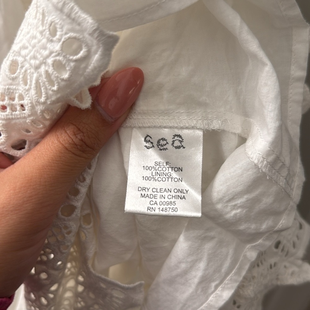 Sea New York White Eyelet Dress - Picture 5 of 5